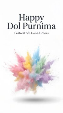 Vibrant colors explode in joyful celebration of Dol Purnima festival