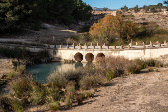 Poza de Fuente Caputa lake in Spain