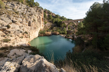 Poza de Fuente Caputa lake in Spain