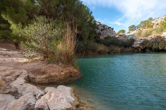 Poza de Fuente Caputa lake in Spain