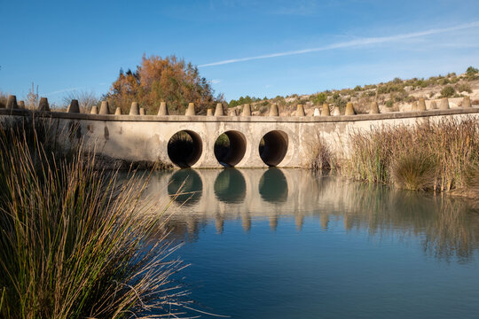 Poza de Fuente Caputa lake in Spain