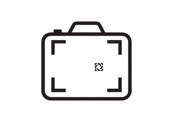 Obraz premium Capture Icon, Editable Solid Vector Illustration