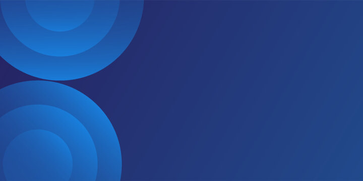 Vector dark blue background with circles. Applicable for gift card illustration simple modern graphica