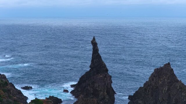 Nishinoshima Island, Kannon Iwa on Kuniga Coastline, Shimane Japan