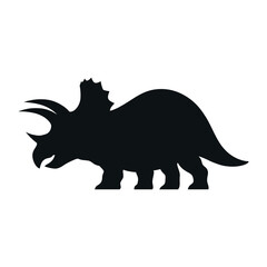 Dinosaur Triceratops silhouettes .eps © MDSHAMSUDDIN