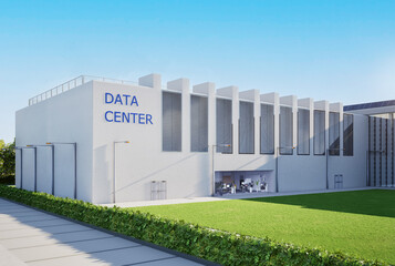 Data center building exterior