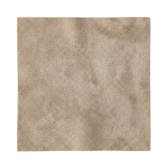 Obraz premium Square brown suede fabric texture swatch