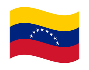 venezuela flag waving on transparent background venezuela national flag vector