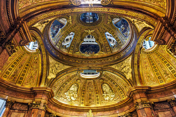 Interior of Cathedral Basilica of Our Lady of the Pilar, Zaragoza, Spain