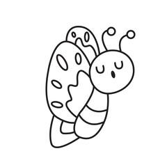 cute butterfly kid drawing
