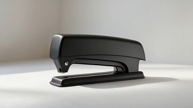 Stapler on a desk in bright light during afternoon