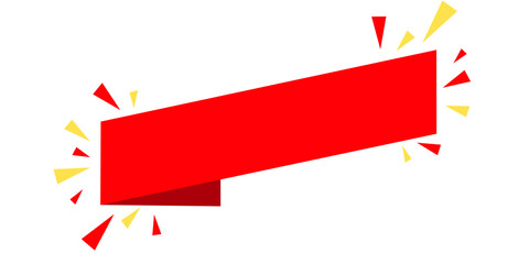 red promotional sale tags