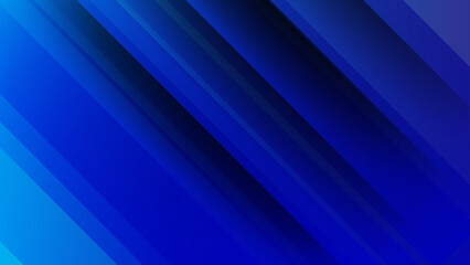 Obraz premium Abstract diagonal lines in shades of blue and black, perfect for backgrounds, digital designs, and print materials with a modern aesthetic.