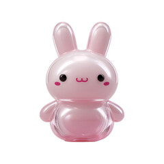Pink Inflatable Bunny Toy Cute Adorable Plush Character for Kids and Decorations