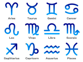 星座のアイコンイラスト素材セット © kiko