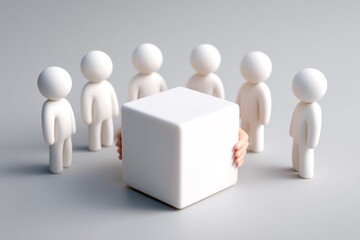 Abstract Visualization of Pressure with Figures and Cube