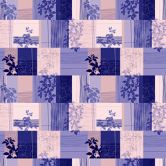 Blue background with snowflakes