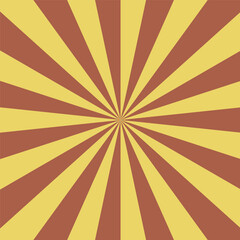 Obraz premium Vintage Sunburst Radial Background with Retro Rays