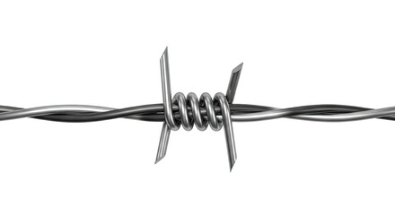 Close-up of Barbed Wire