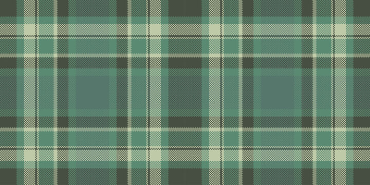 Bedroom vector plaid tartan, veil pattern fabric seamless. Suite background check textile texture in pastel and green colors.