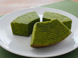 抹茶のバームクーヘン