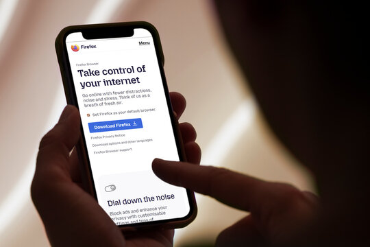 Guilherand-Granges, France - February 03, 2026. Firefox is a free and open-source web browser developed by the Mozilla Foundation, known for its speed and privacy features.