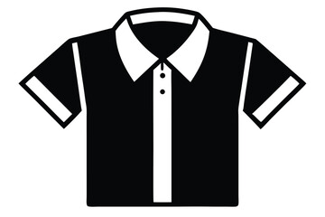 Naklejka premium shirt silhouette line art vector illustration
