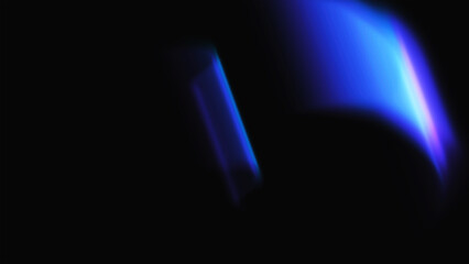 Motion Neon Light Streaks on Dark Background for Futuristic Technology Design