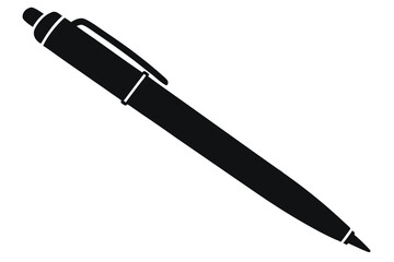 Fototapeta premium pen silhouette line art vector illustration