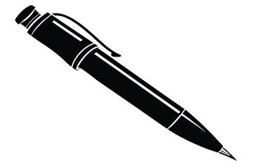 Fototapeta premium pen silhouette line art vector illustration