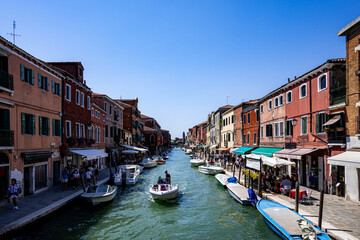 Obraz premium View of the island of Murano in Venice (Italy)