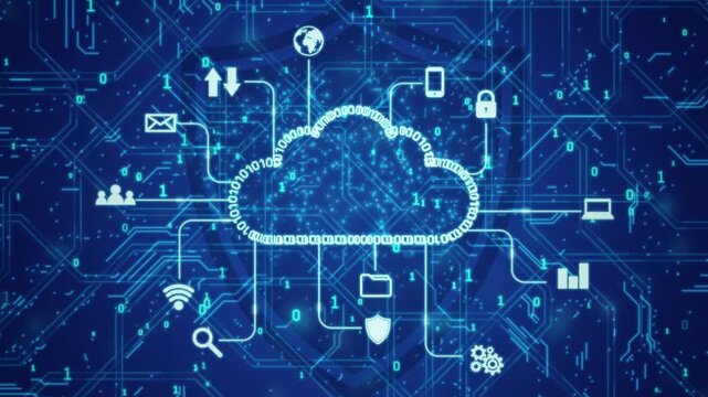 Cloud computing data services infrastructure applications security software resources business hybrid public private access storage