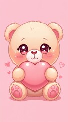 teddy bear with heart