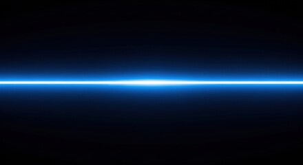 Bright blue light streak against a dark background.