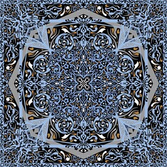 Bandana pattern, scarf pattern with cool pattern and elegant color, also suitable for Ramadan background not ai generate