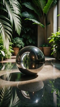 A single point of focus or reference point in a vast, complex space