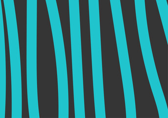 Patrón de líneas verticales onduladas de color azul turquesa sobre fondo oscuro © Gabrieuskal