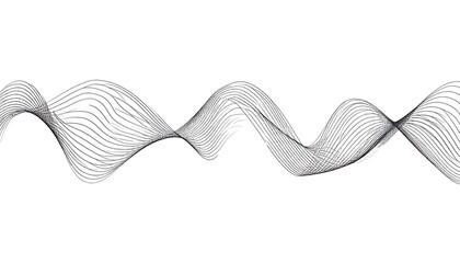Wavy Lines Pattern Design Element.