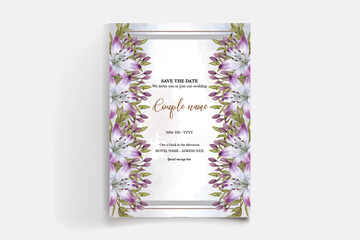 Save the date wedding invitation templates