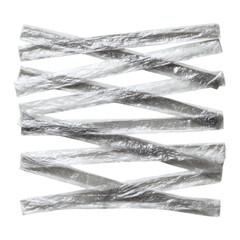 A close-up view of crystalline structures on a black background