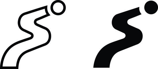 Obraz premium S Curve Line Symbols