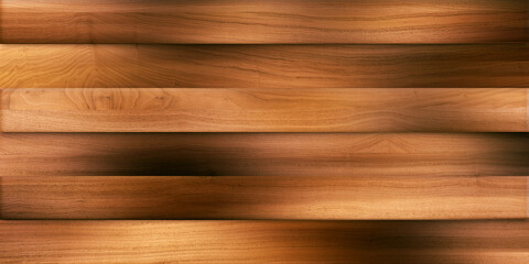 Vintage brown wood texture background featuring a textured timber board surface with a polished hardwood panel design and elegant golden stripes pattern for a luxury grunge wood floor texture