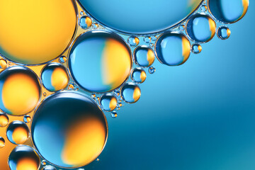 abstract colorful background, yellow nad blue background