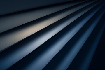 Fototapeta premium Dark Metallic Corporate Background With Glowing Color Stripes