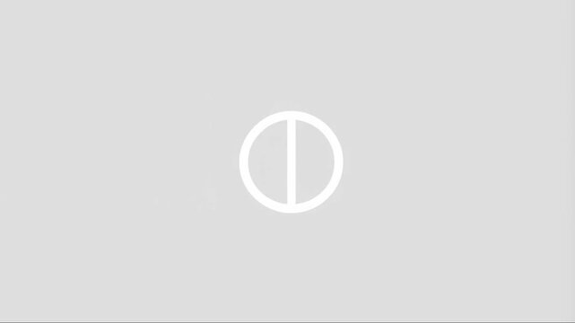 The fusion of a circular and a horseshoe-shaped element forms a new symbol.