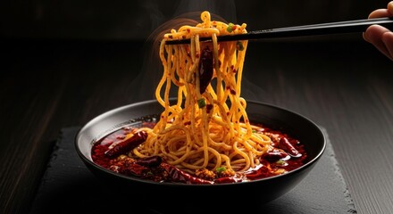 cooking in the kitchen