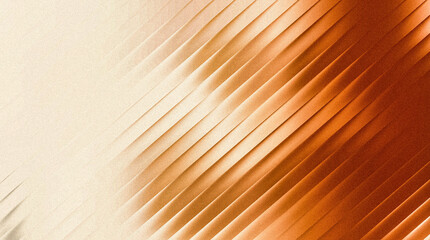 Grainy abstract textured background with diagonal lines in warm tones of orange and beige creating a dynamic and visually appealing pattern with a sense of movement and depth
