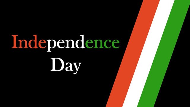 India flag colors Independence Day Republic Day background with copy space