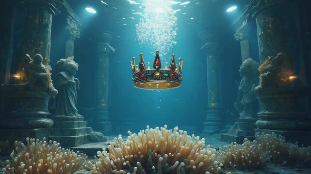 Crown in Atlantis. Neptune.