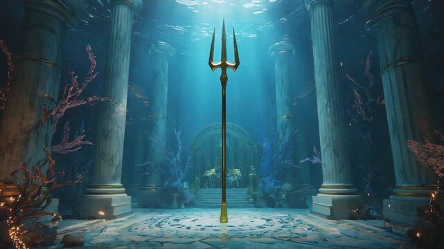 Trident in Atlantis. Neptune.
